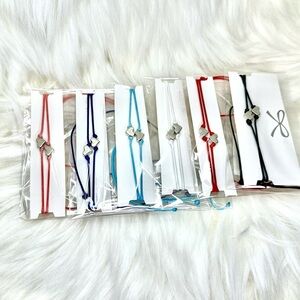 Set of 6 Elegant Multi-Color Friendship Bracelet Set
